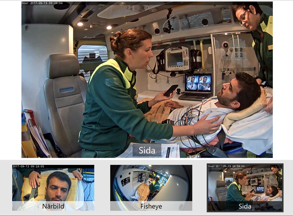 Snabbare strokebehandling på Sahlgrenska med kamera i ambulansen